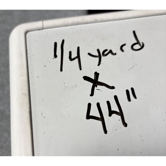 Vintage Orange Floral Cotton Fabric 1/4 yard x 44" for Quilting & Crafts - Picture 5 of 5